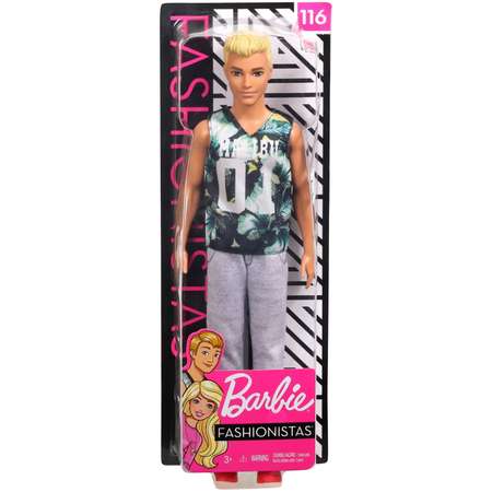 Кукла Barbie Кен Игра с модой 116 В спортивном костюме FXL63