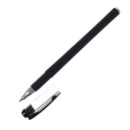 Ручка Calligrata гелевая 0.5 мм чёрная корпус матовый Softtouch