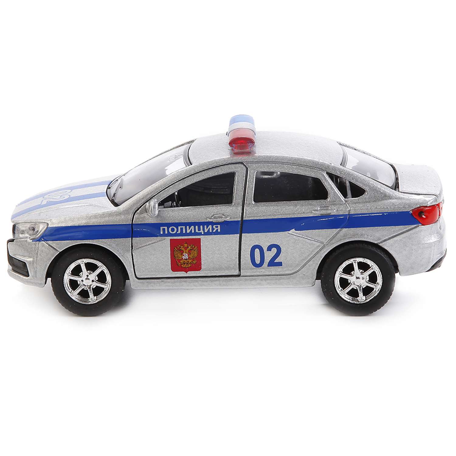 Машина Технопарк LADA Веста Полиция 12 см 223655 - фото 5