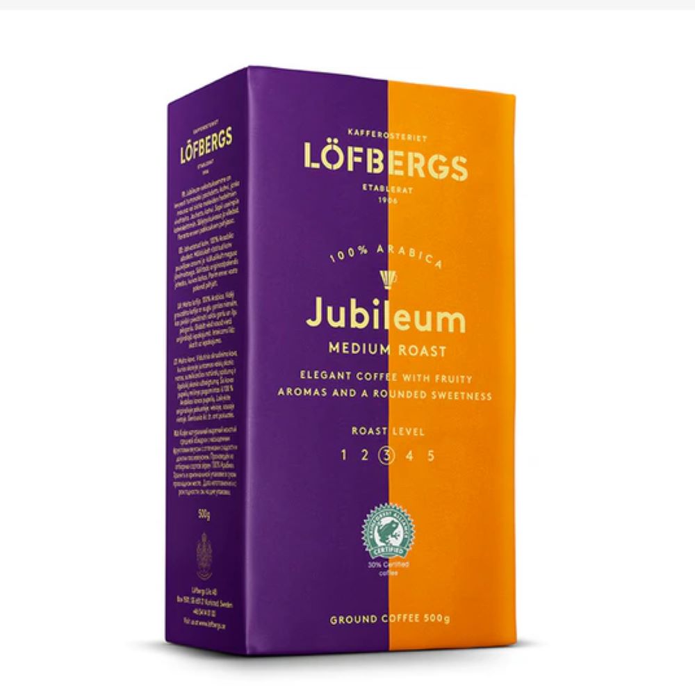 Кофе молотый Lofbergs Jubileum 500гр - фото 1