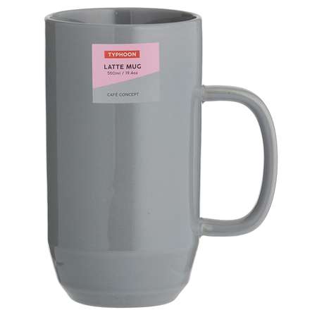 Чашка Typhoon Cafe Concept для латте 550 мл темно-серая