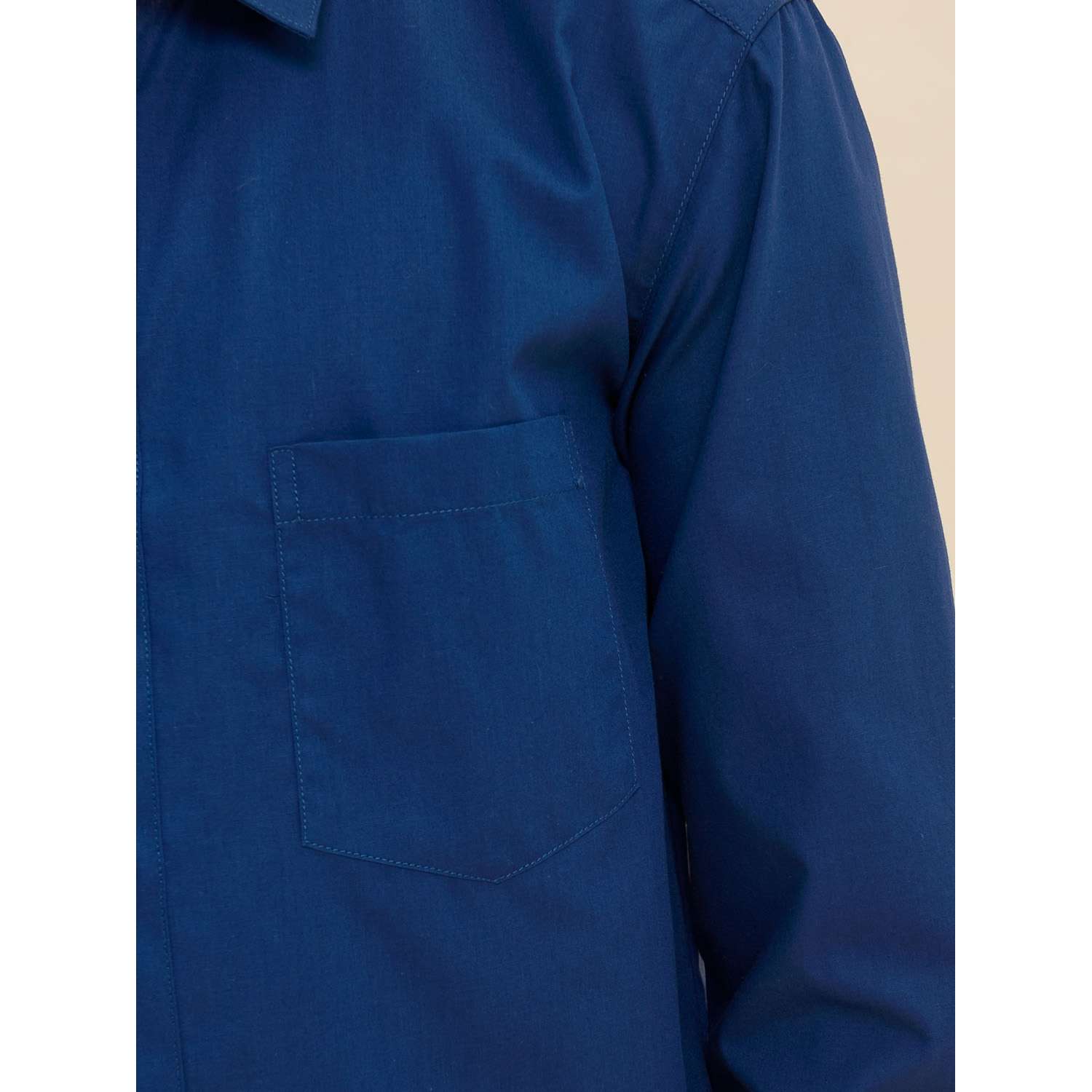Рубашка PELICAN BWCJ8046/Синий(41) - фото 5