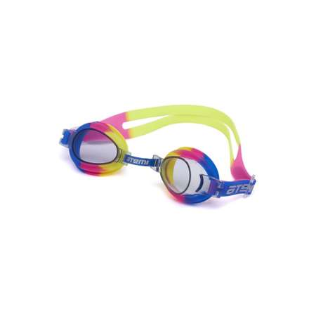 Очки для плавания детские Atemi S302 от 4 до 12 лет цвет синий жёлтый розовый