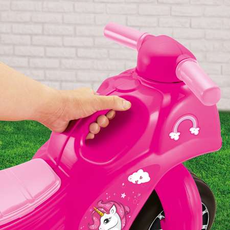 Мотоцикл-каталка DOLU Unicorn My 1st Moto розовый