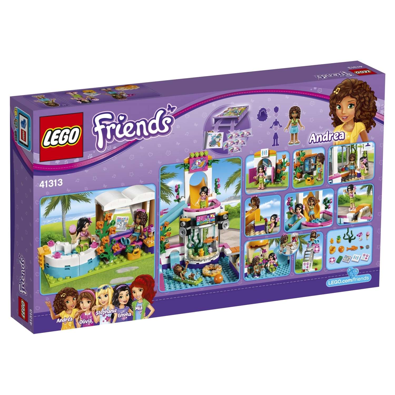 Конструктор LEGO Friends Летний бассейн (41313) - фото 3