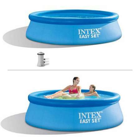 Надувной бассейн INTEX Easy Set с фильтр-насосом 244х61см