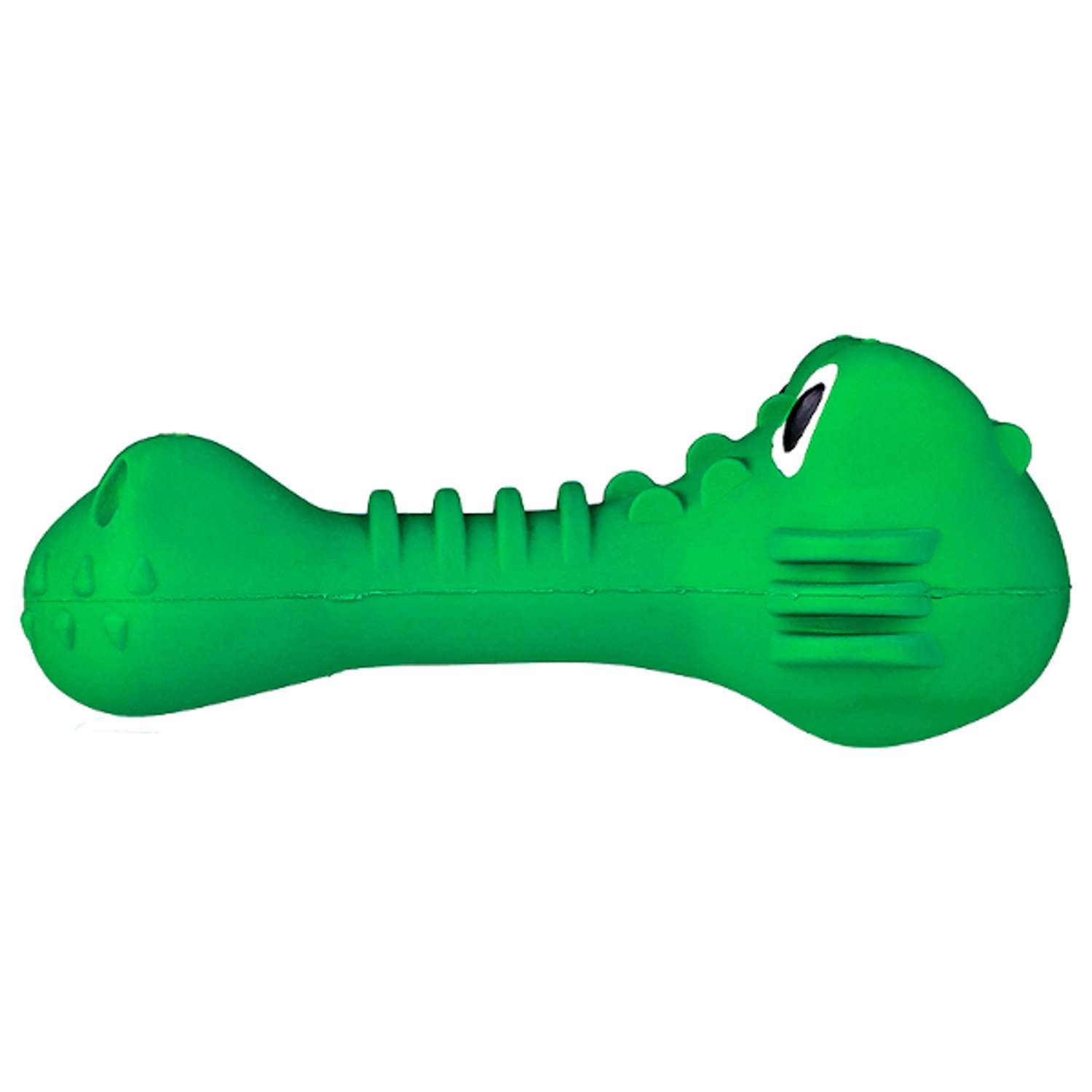 Игрушка для собак Mr.Kranch Крокодил с ароматом курицы 18см Зеленая - фото 6