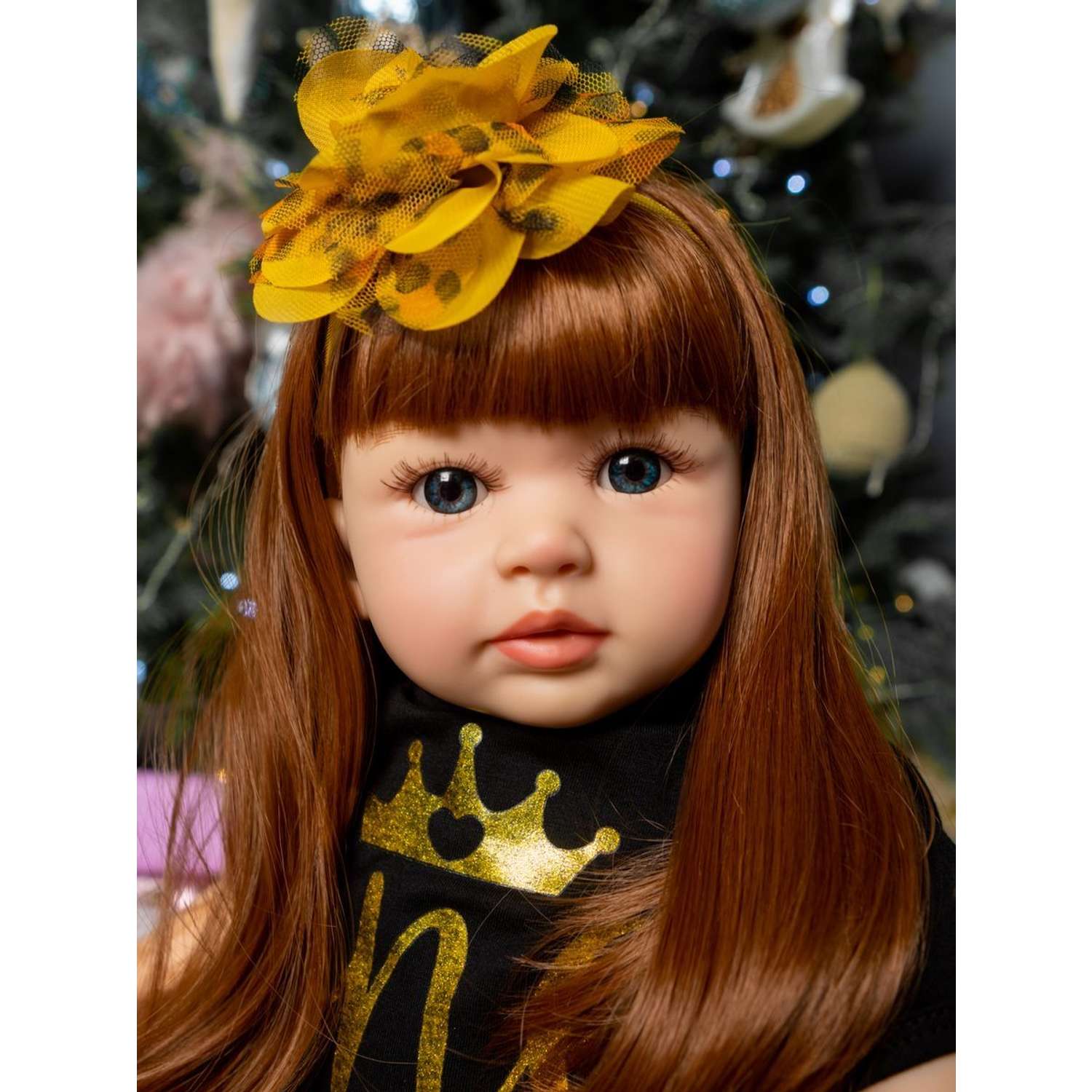 Кукла Реборн Soul Sister виниловая с комплектом одежды и пустышкой пупс для девочек 60 см 123803111 - фото 6