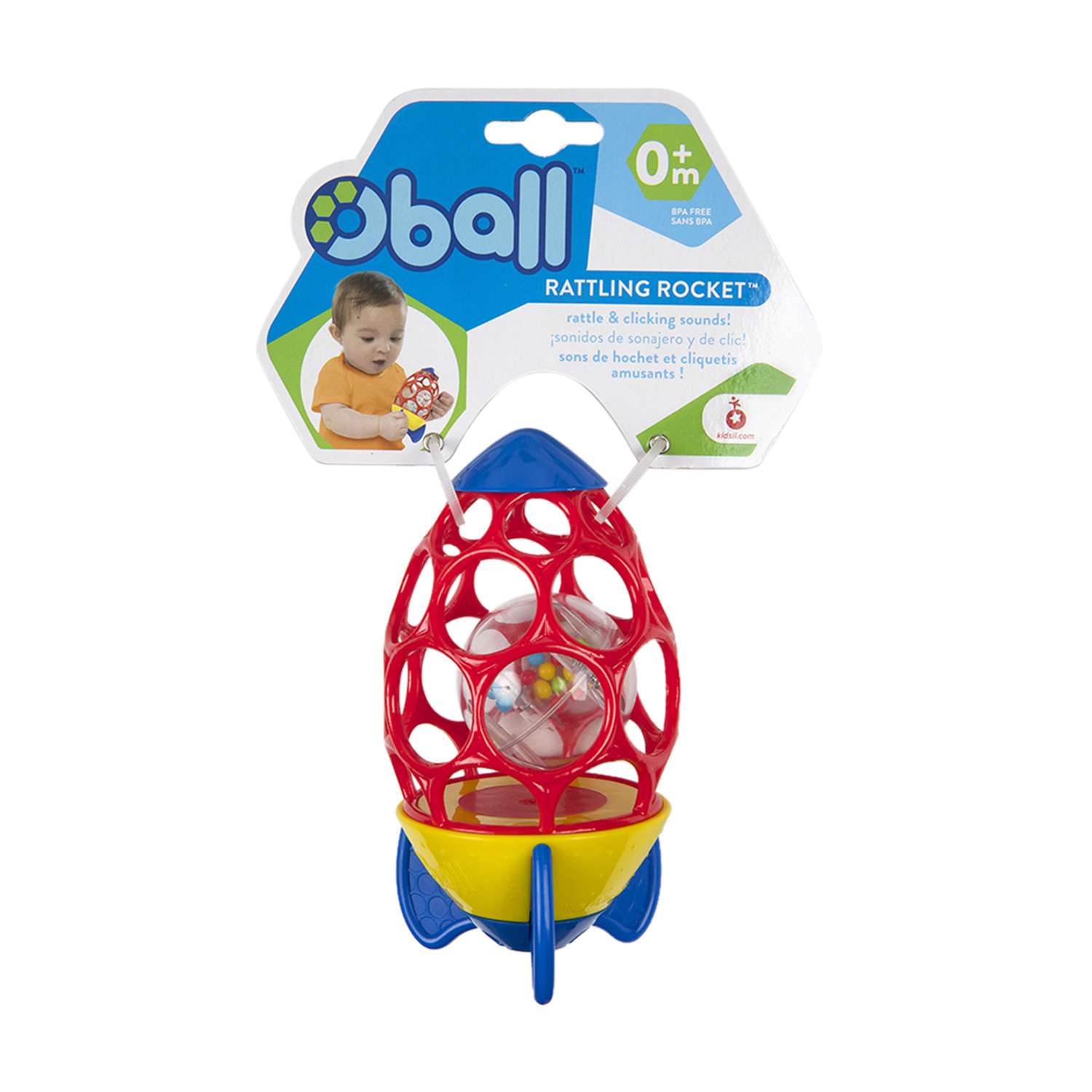 Развивающая игрушка Oball Ракета с погремушкой - фото 2