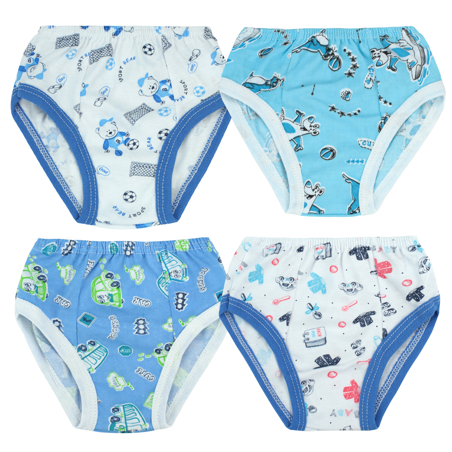 Трусы Babycollection ЦБ-00030928бирюзовый белый синий - фото 1