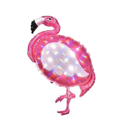 Шар фольгированный Страна карнавалия Фламинго розовый