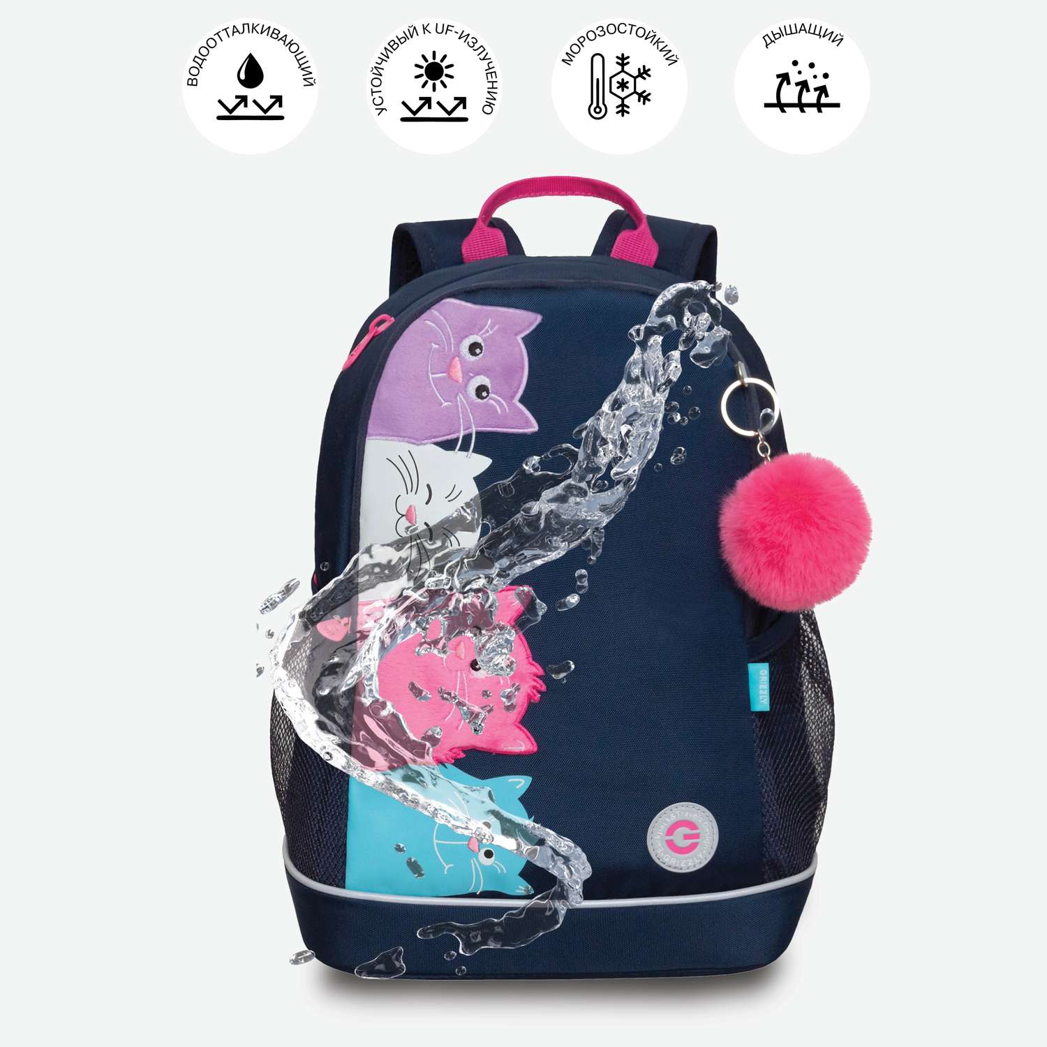 Рюкзак школьный Grizzly RG - фото 5