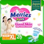 Трусики Merries Good Skin 26 шт. XL 12-19 кг