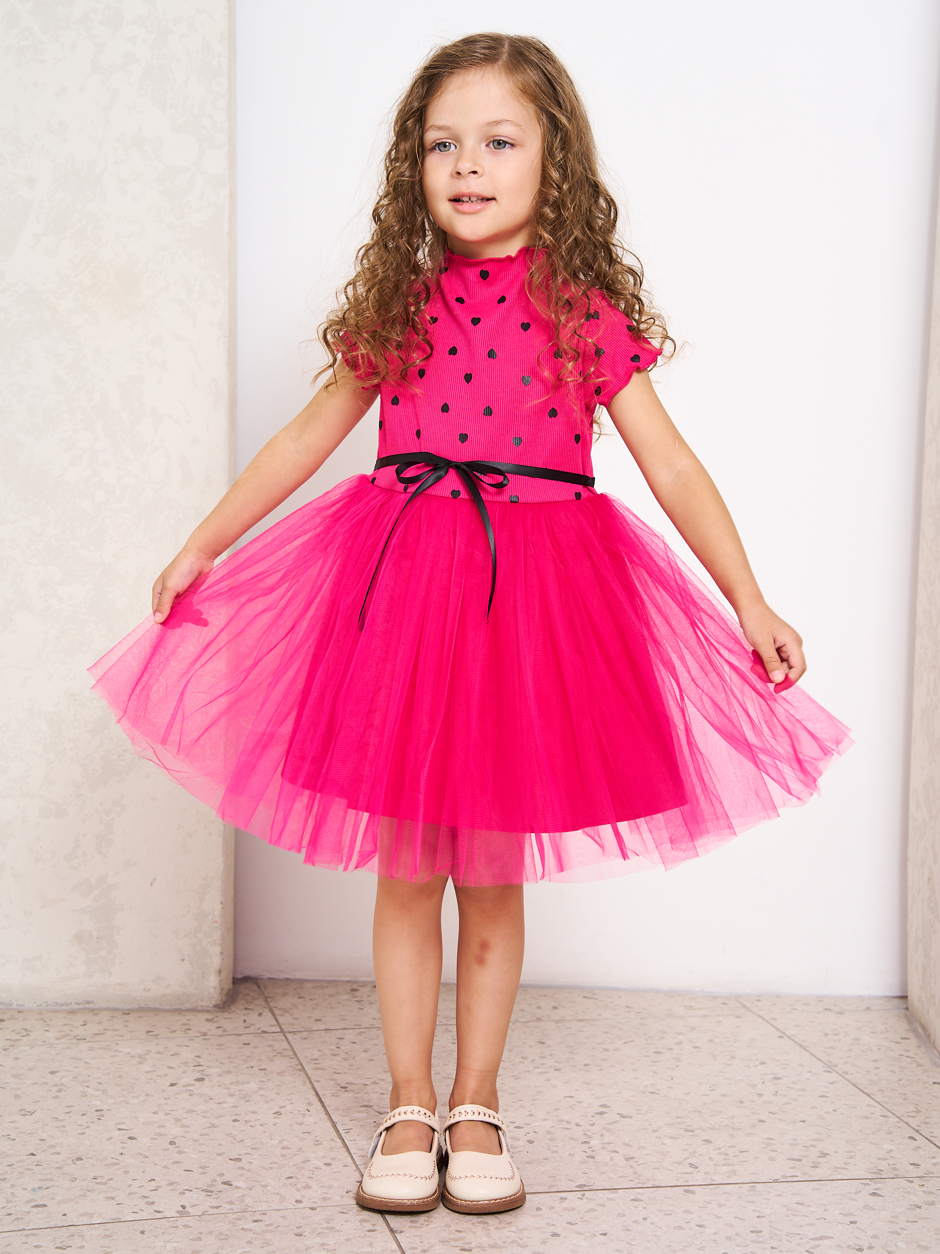 Платье Mil Art kids 1902201521DRESS-ROSE - фото 1