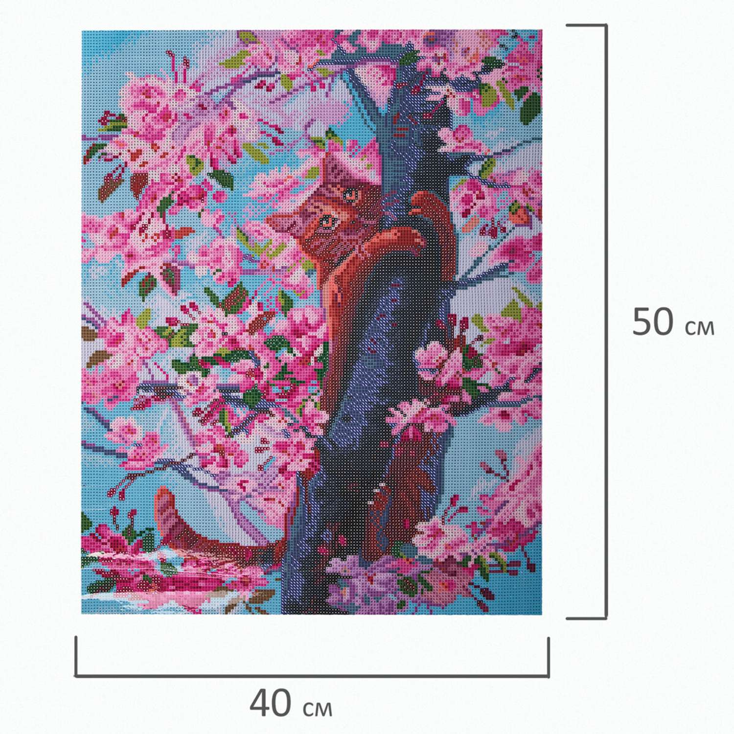 Алмазная мозаика Остров Сокровищ 40х50 см Кот на дереве - фото 7