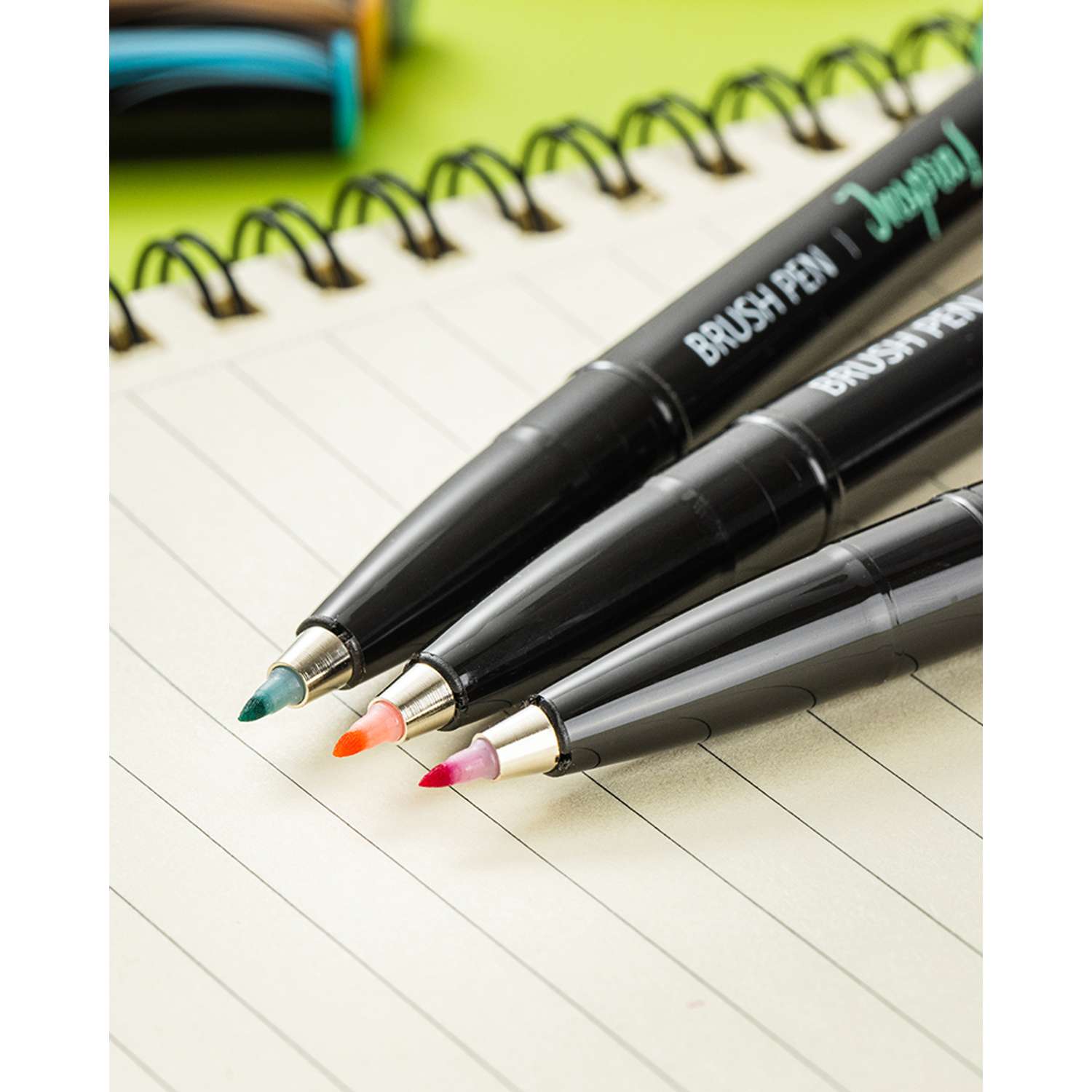 Набор ручек ручка-кисть Deli Inspira EU304 ассорти 6 цветов - фото 2