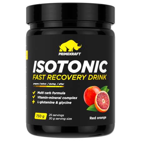 Изотоник Prime Kraft Isotonic со вкусом красного апельсина 750г