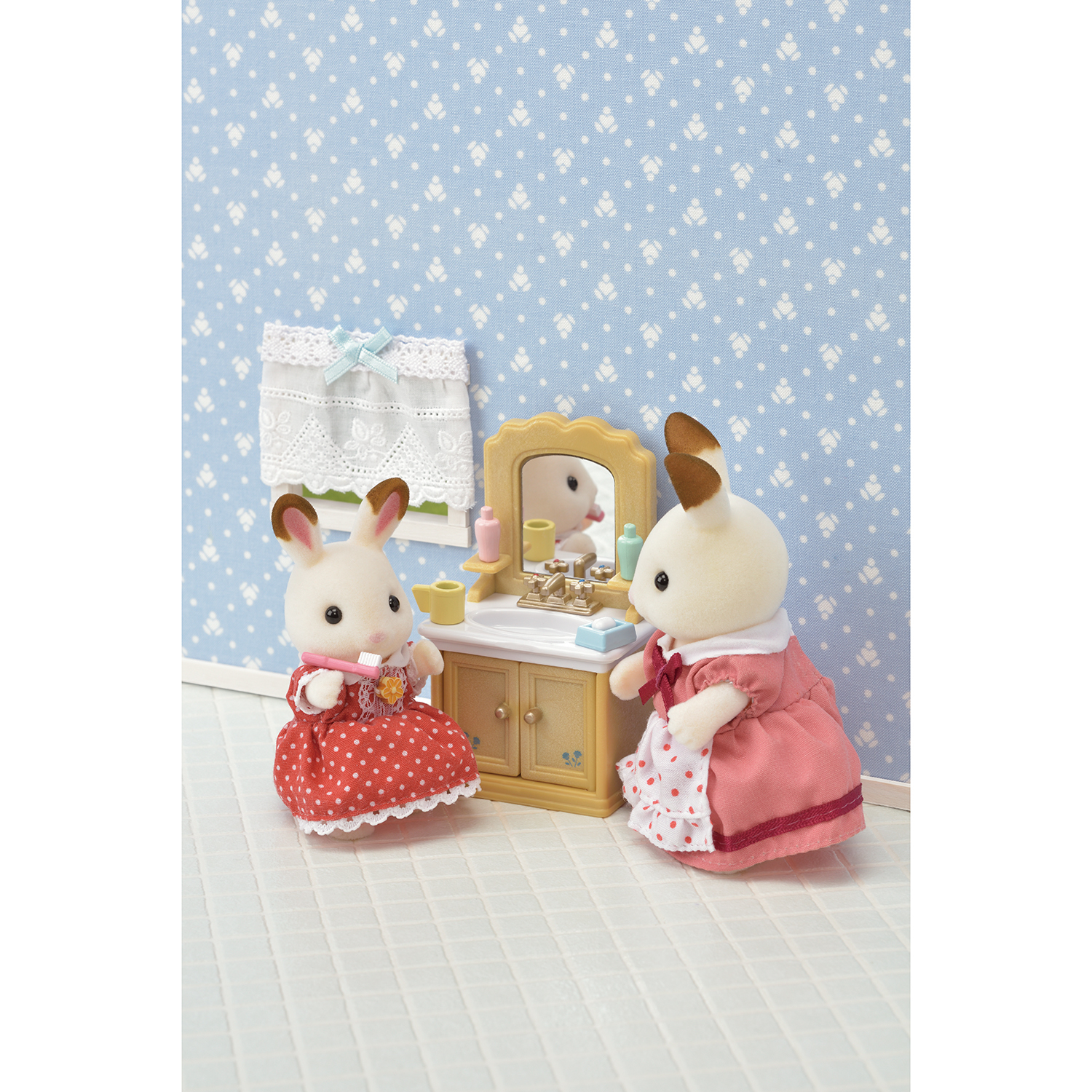 Игровой набор Sylvanian Families Мебель для ванной комнаты - фото 8