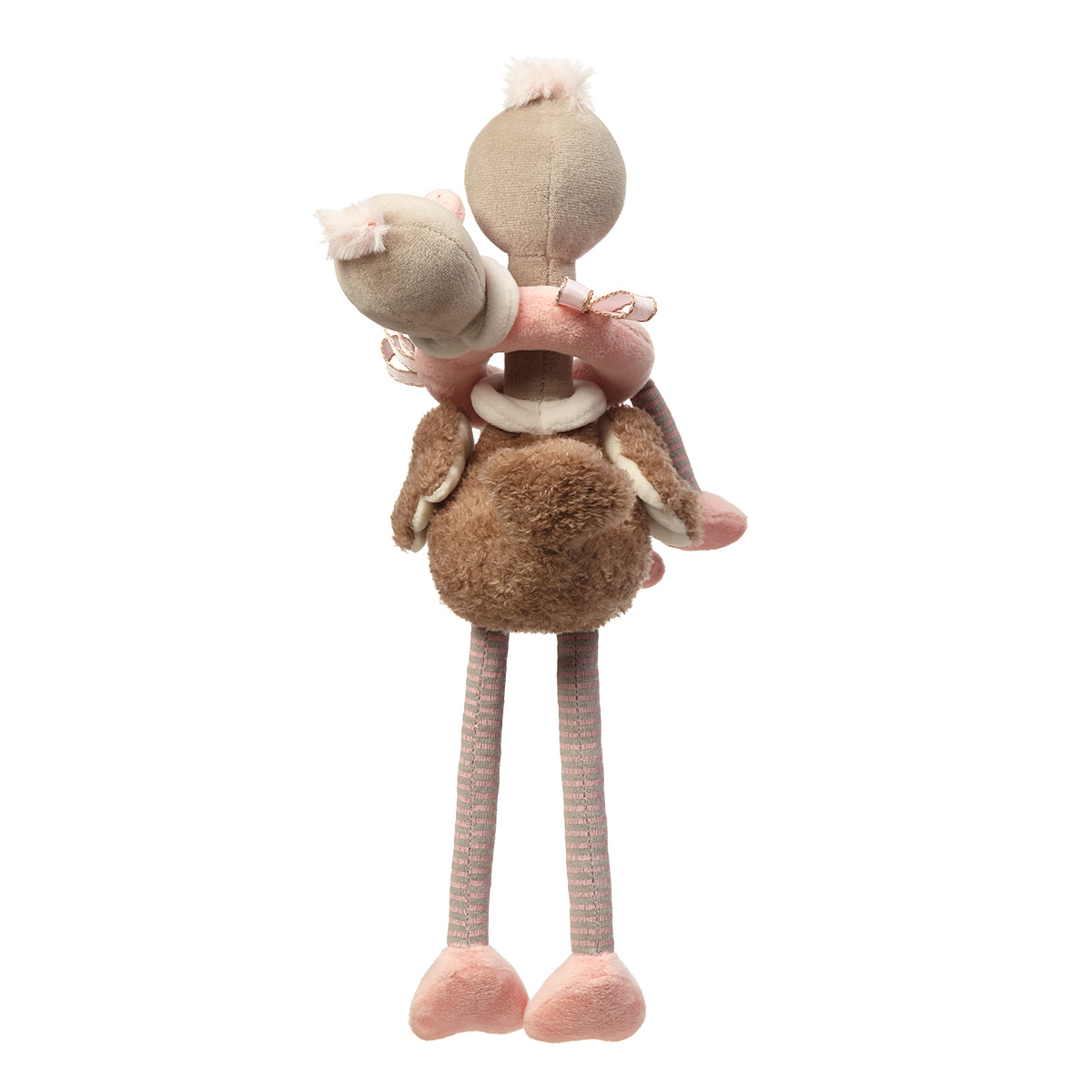 Набор игрушек Babyono Ostrich Family 2 шт с шелестящими элементами и пищалкой - фото 13