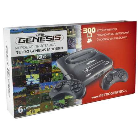 Игровая приставка для детей Retro Genesis SEGA Retro Genesis Modern + 300 игр + 2 джойстика модель: ZD-04a Серия: ZD-00