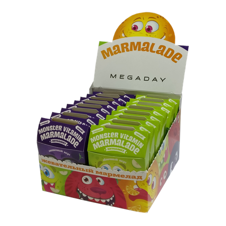 Мармелад витаминизированный MegaDay Яблоко и ежевика 16 упаковок