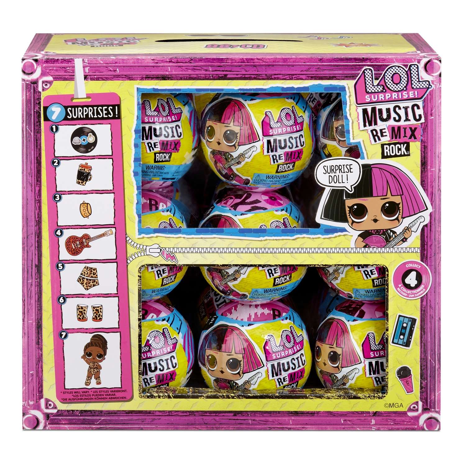 Кукла L.O.L. Surprise! Remix Rock Doll в непрозрачной упаковке (Сюрприз) 577522EUC 577522EUC - фото 5