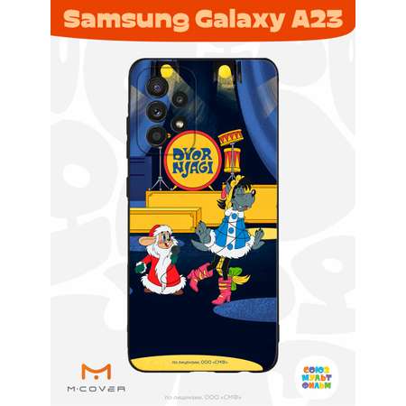 Силиконовый чехол Mcover для смартфона Samsung A23 Союзмультфильм Дед мороз выходи