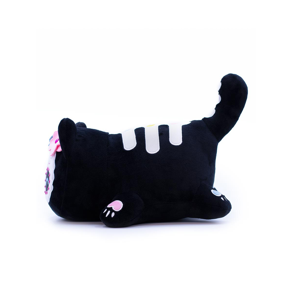 Мягкая игрушка-подушка Михи-Михи кот Скелетик Sugar Skull 25 см - фото 3