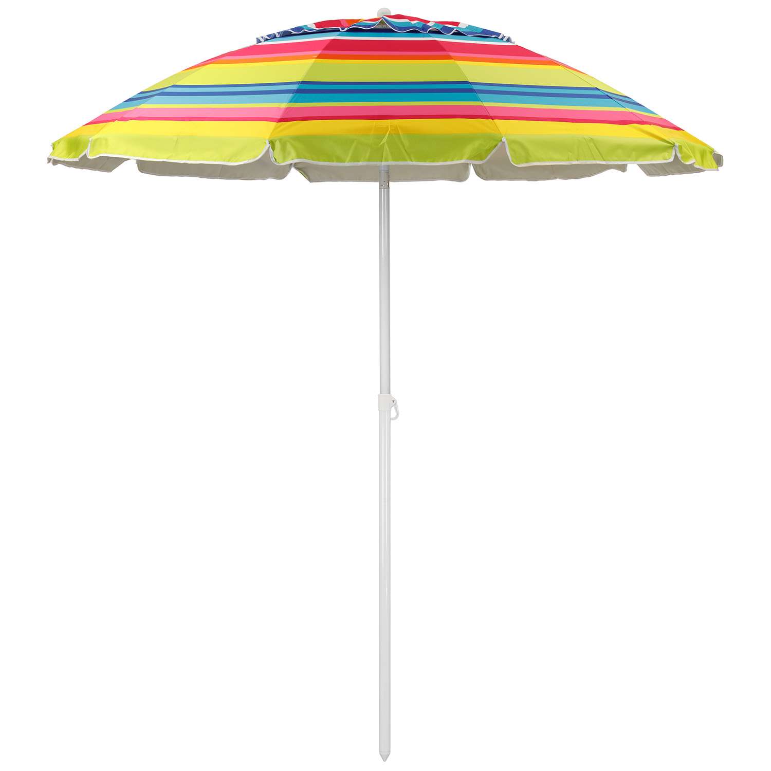 Зонт пляжный BABY STYLE солнцезащитный большой садовый с клапаном 2.2 м с наклоном Премиум Oxford - фото 3