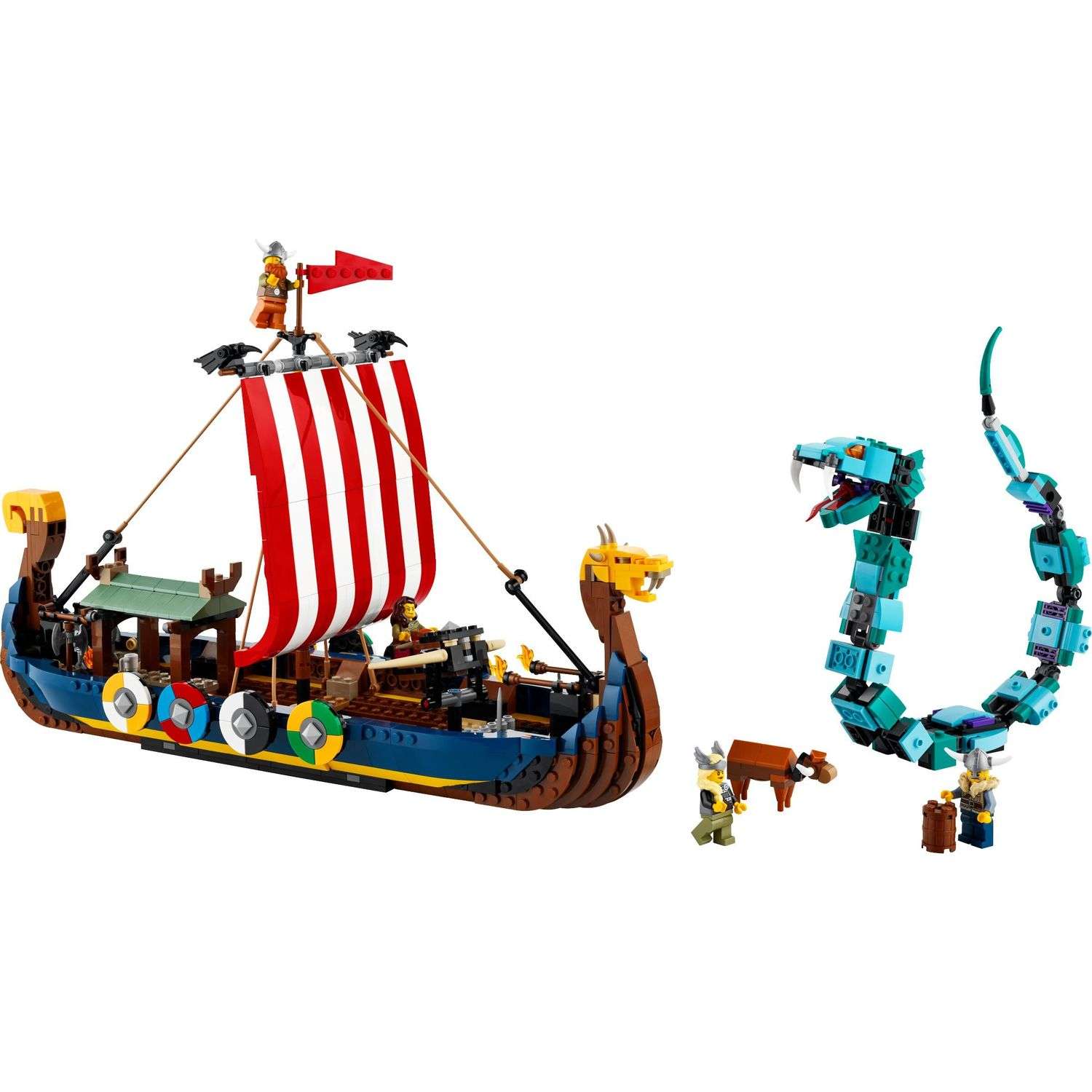 Конструктор LEGO Creator Viking Ship and the Midgard Serpent 31132 - фото 2