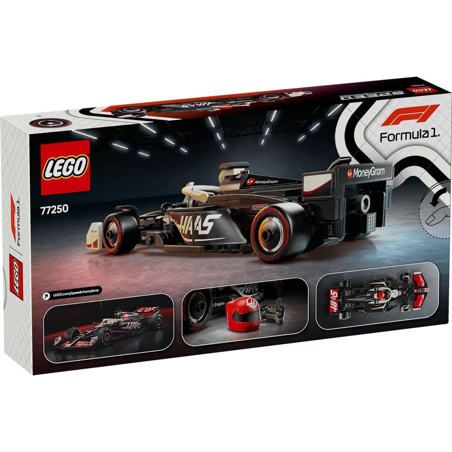 Конструктор LEGO Speed Champions Команда МаниГрам Хаас блочный - фото 6