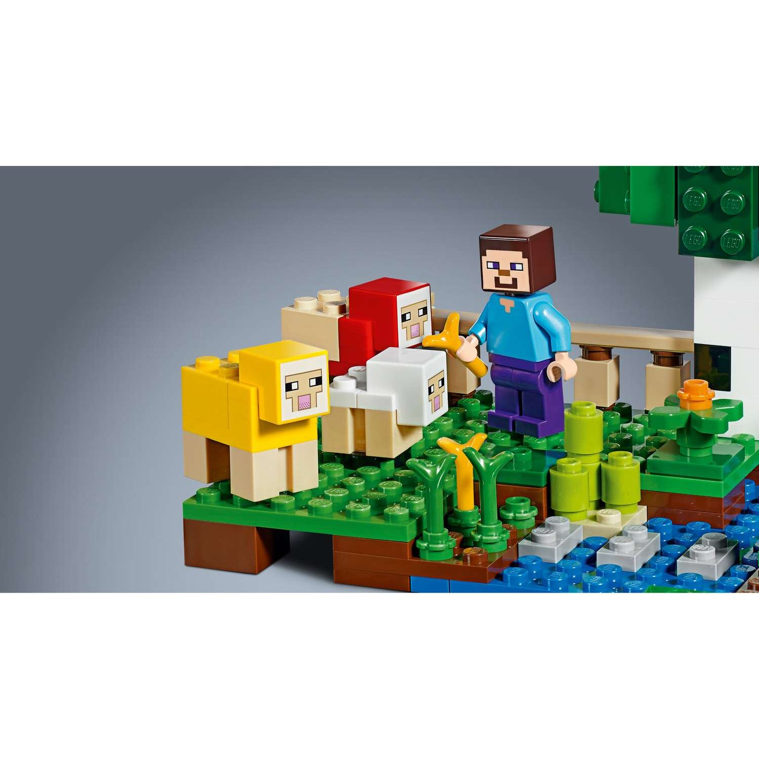 Конструктор LEGO Minecraft Шерстяная ферма 21153 - фото 14