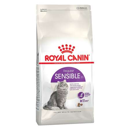 Корм сухой для кошек ROYAL CANIN Sensible 33 400г с чувствительной пищеварительной системой