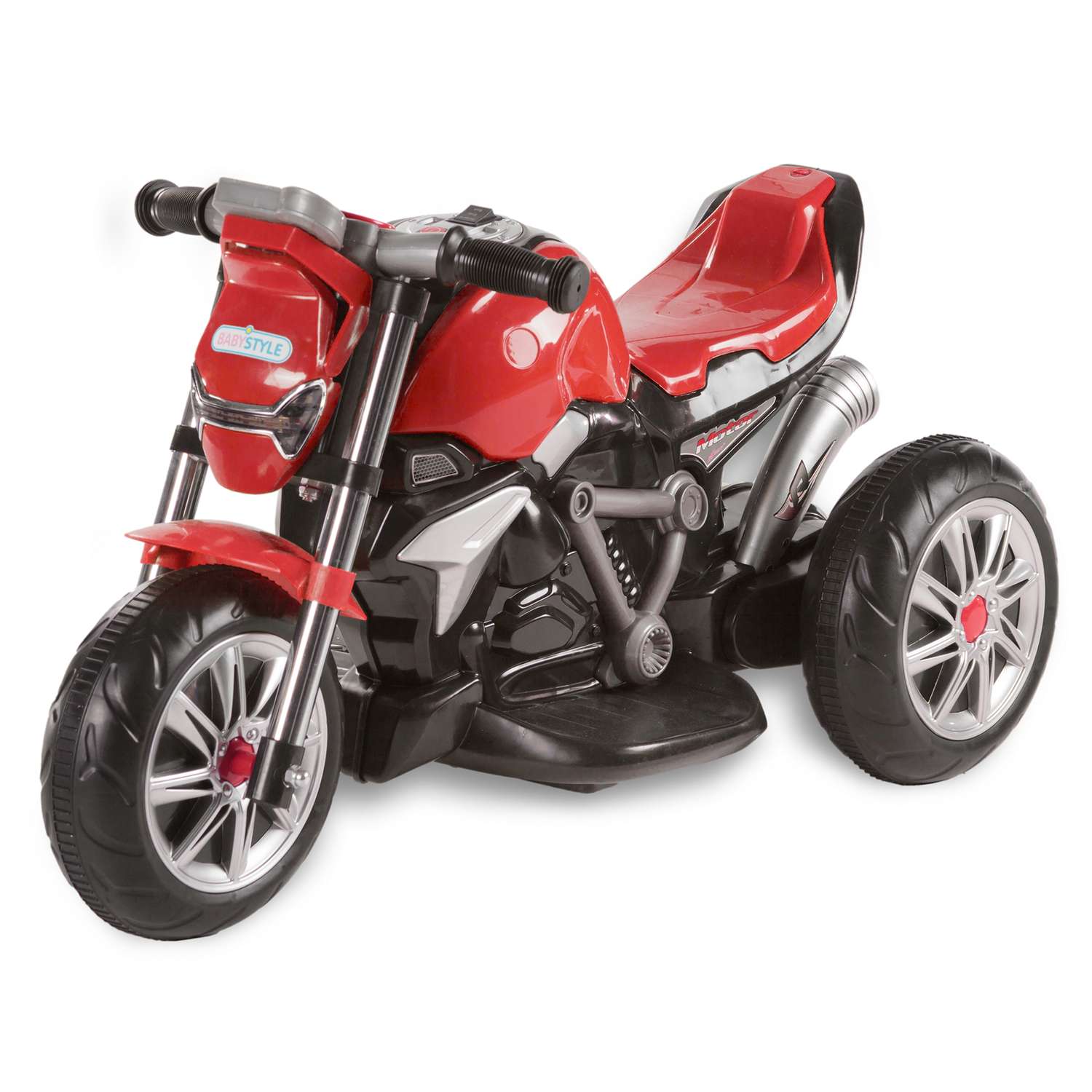 Мотоцикл BABY STYLE на аккумуляторе красный - фото 2