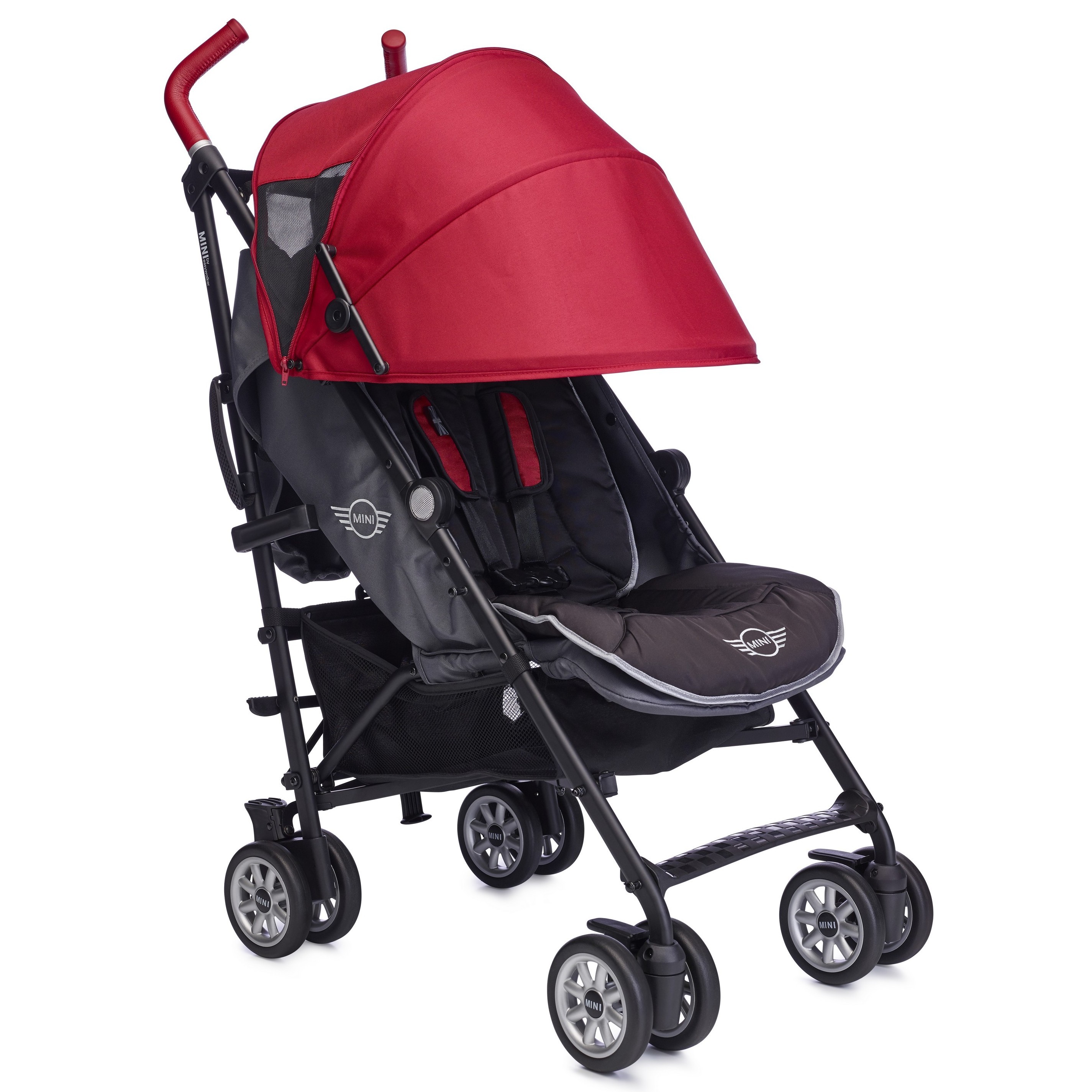 Коляска Easywalker Mini Buggy Union c бампером Red - фото 2