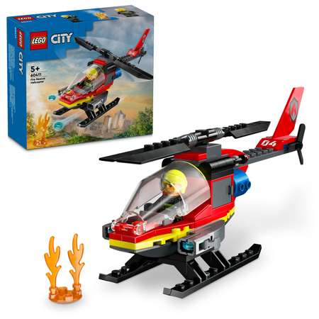 Конструктор LEGO City Пожарно-спасательный вертолет 60411