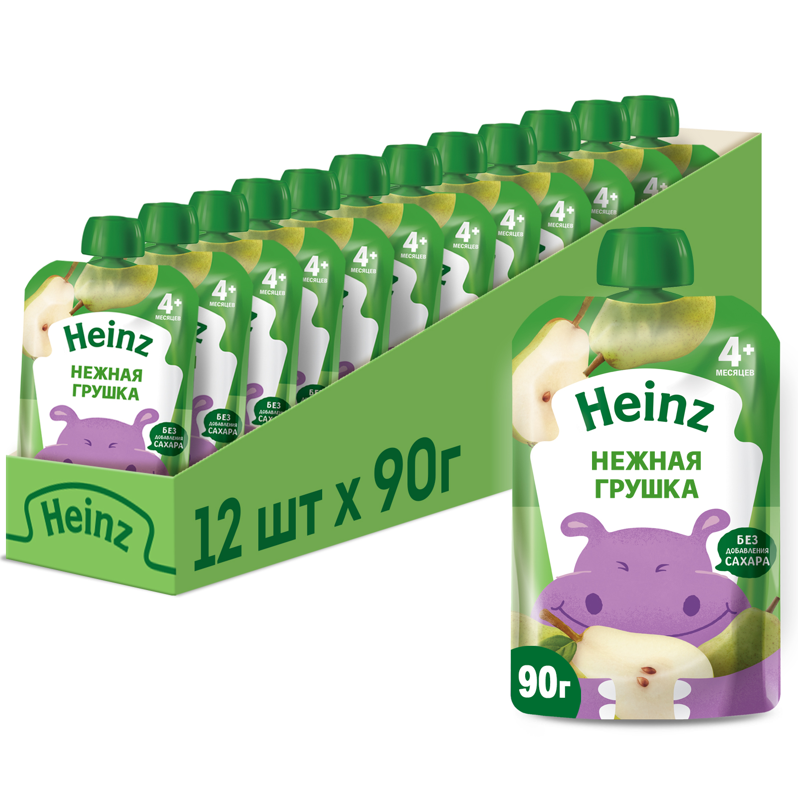 <b>Пюре</b> <b>Heinz</b> нежная груша 90г с 4месяцев - фото 9.