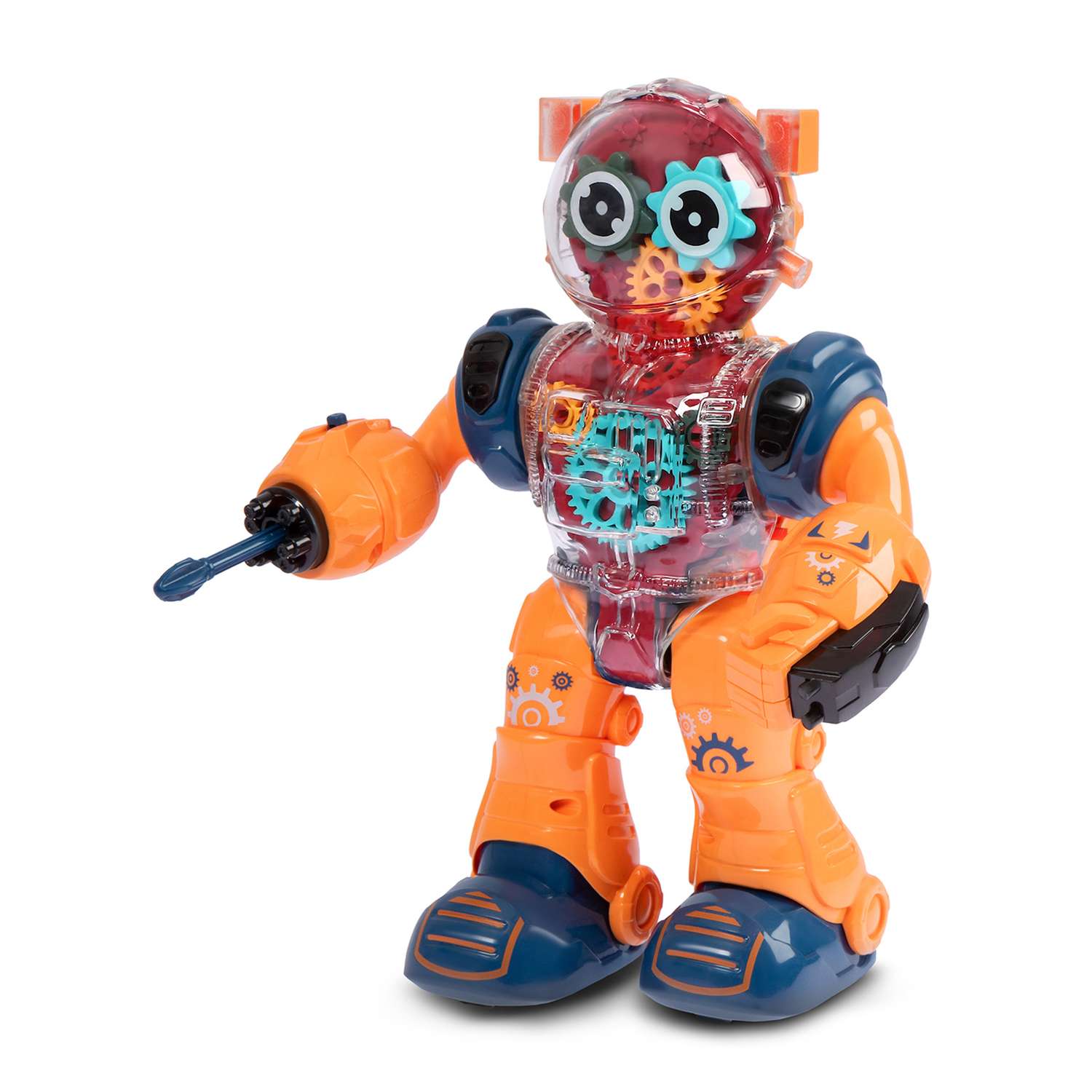 Игрушка Smart Baby Робот Костик на батарейках Стреляет ракетами Ходит Свет Звук - фото 8