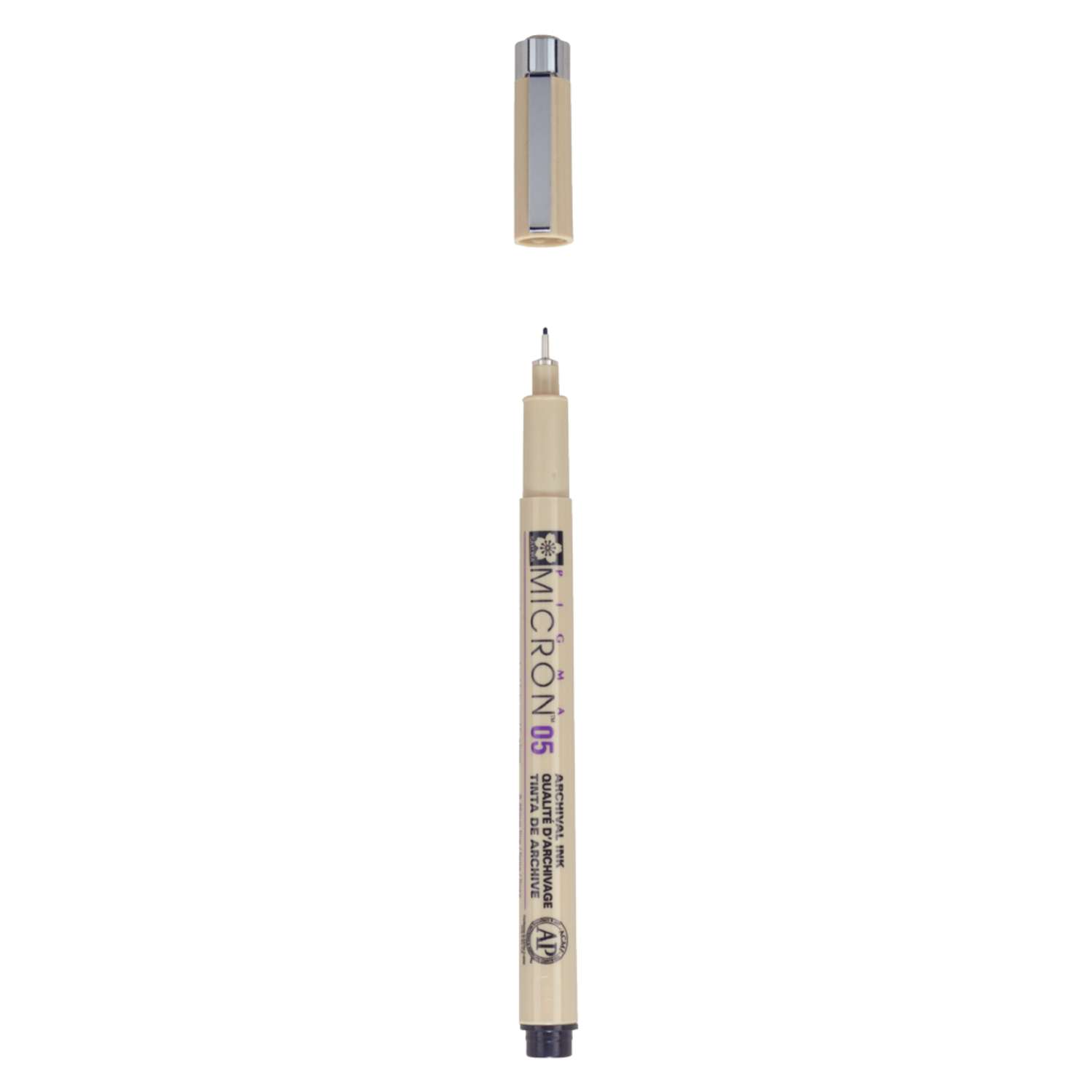 Ручка капиллярная Sakura Pigma Micron 05 цвет чернил: черный - фото 2