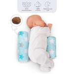 Подушка для боковой поддержки AmaroBaby Nature Anatomy с лузгой гречихи Небо