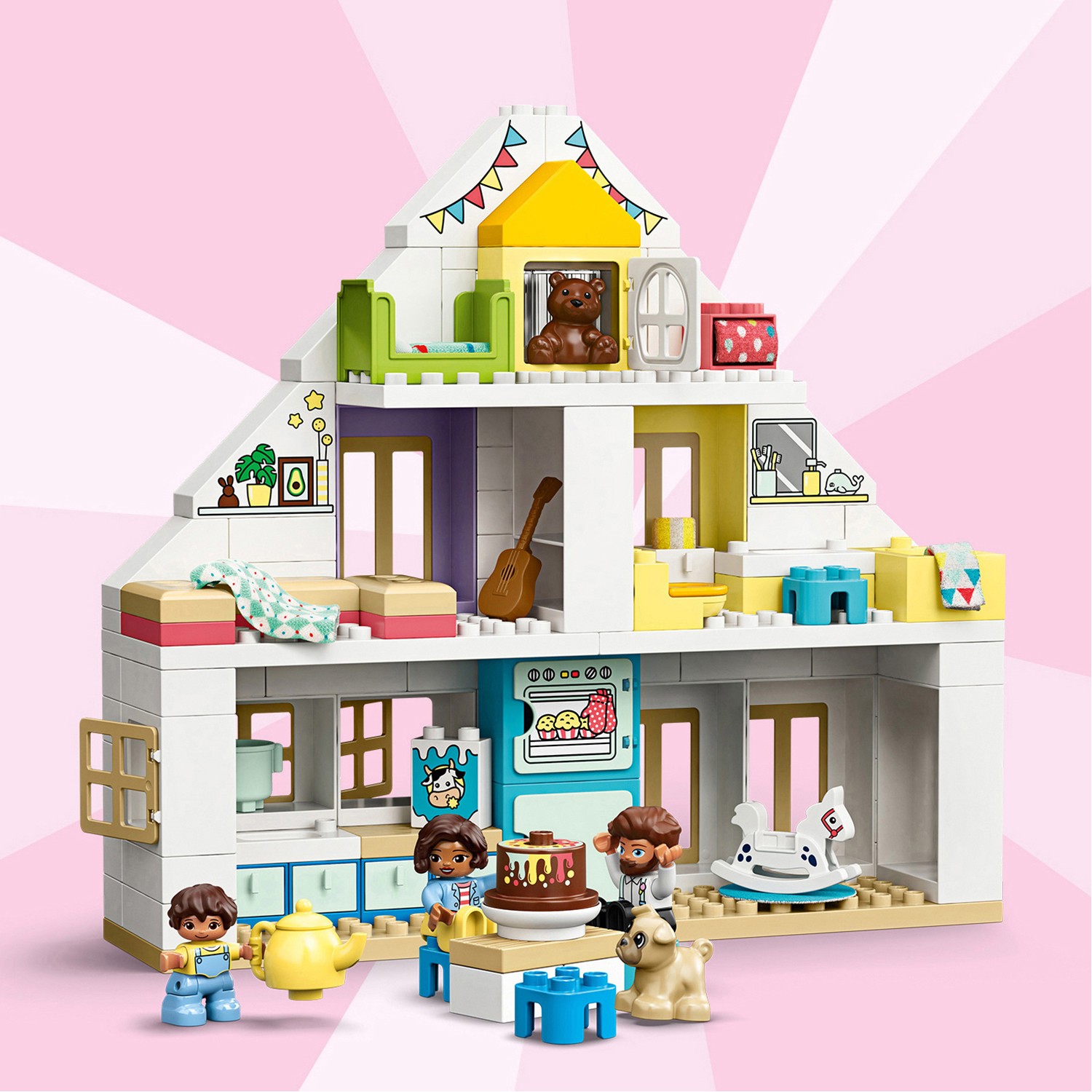 Конструктор LEGO DUPLO Town Дом модульный 10929 - фото 11