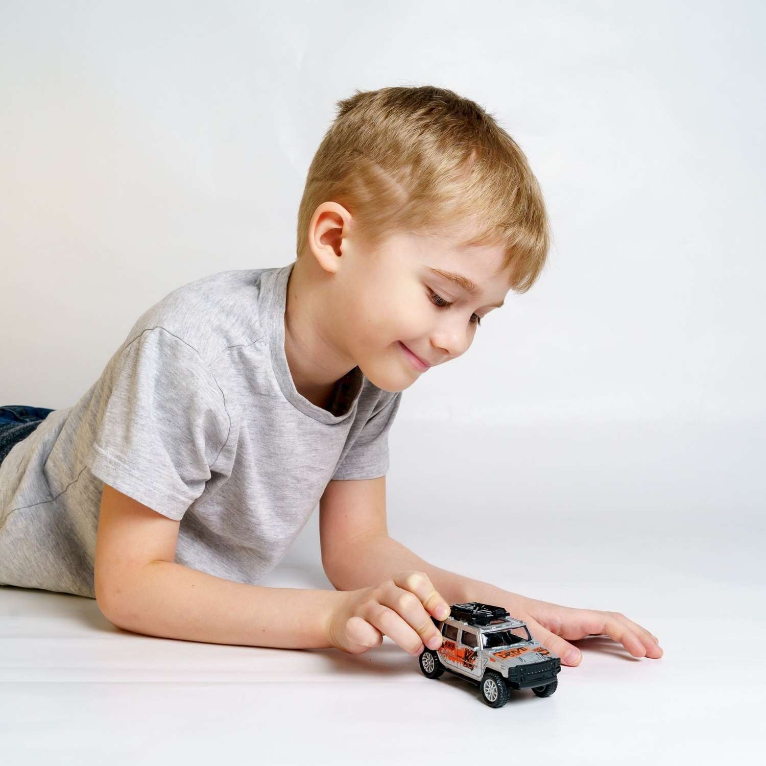 Машинка AUTOGRAND Pickup белая детская металлическая с инерционным механизмом развивающая крутая 12 см 88548 - фото 3
