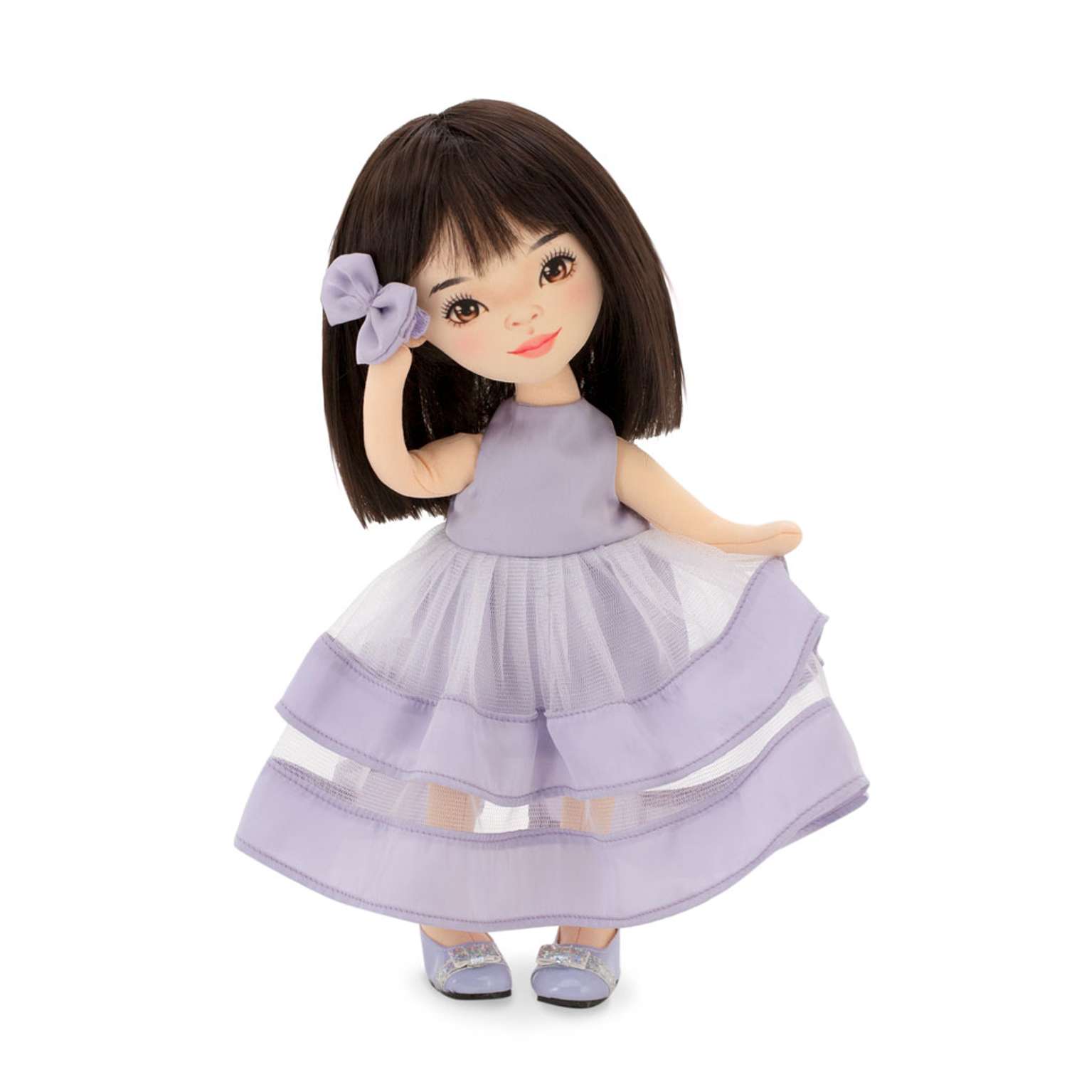 Кукла Orange Toys Sweet Sisters Lilu в фиолетовом платье 32 см Серия Вечерний шик SS04-04 - фото 1