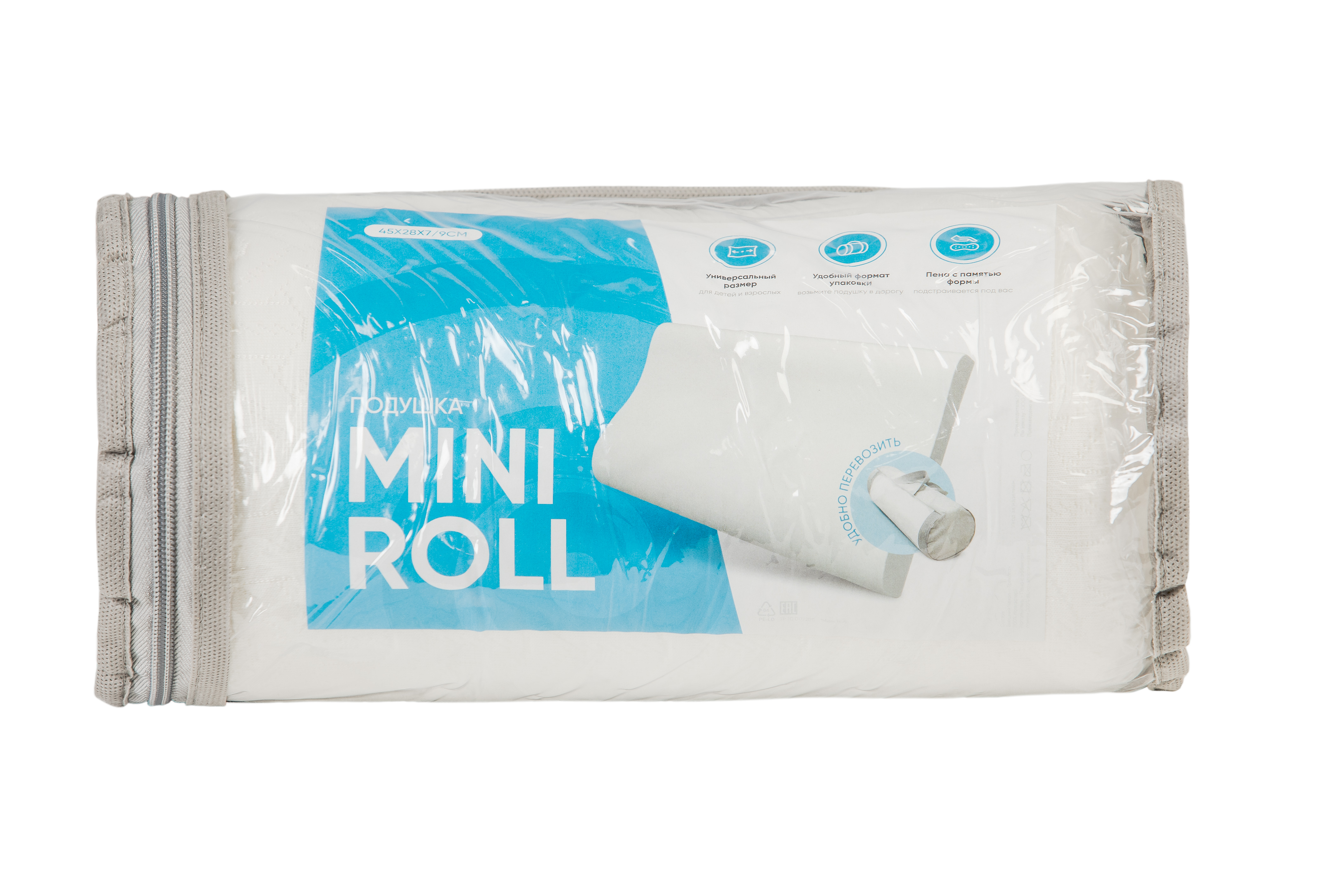 Подушка Askona Mini Roll Мини Рол 28*45 см - фото 4