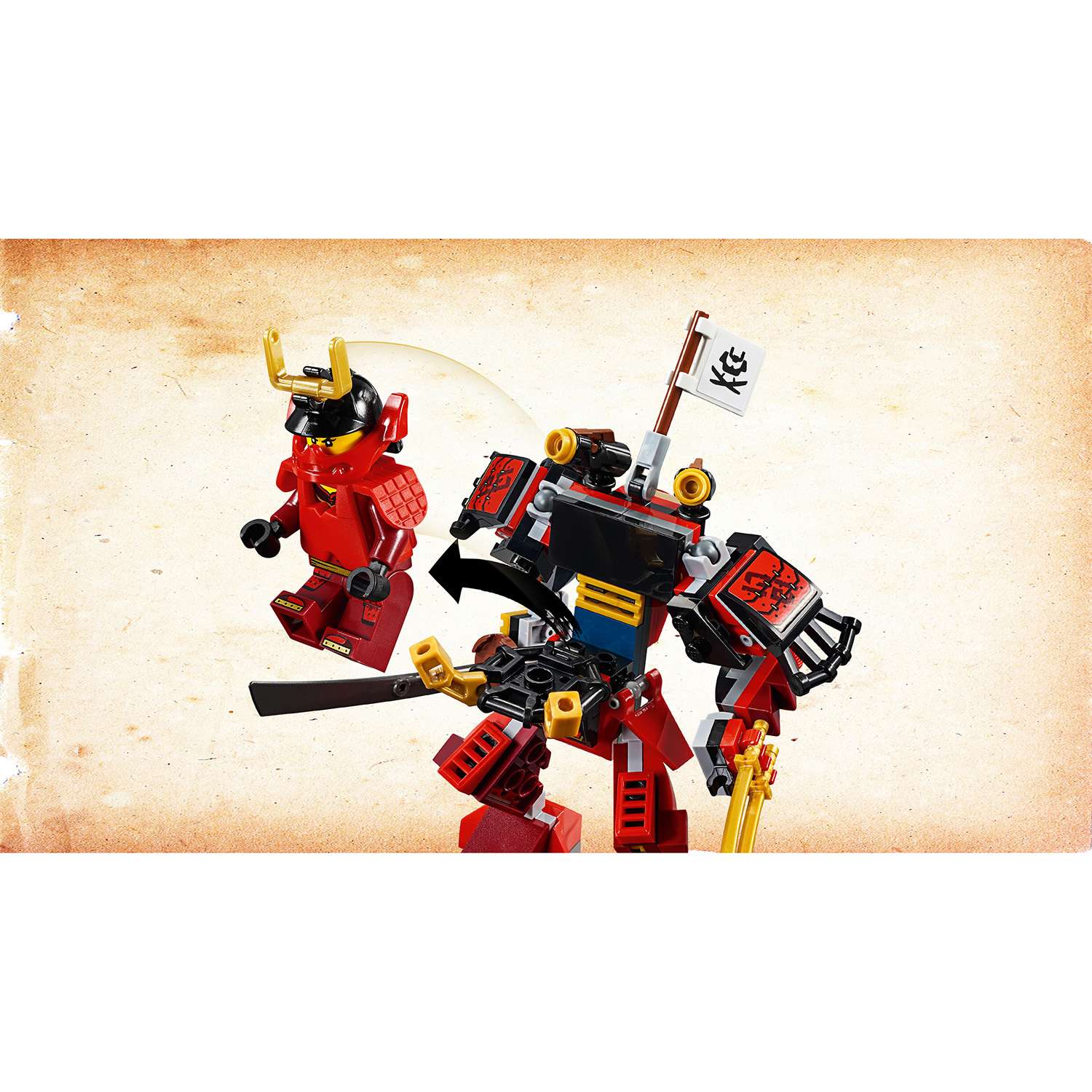 Конструктор LEGO Ninjago Робот-самурай 70665 - фото 8