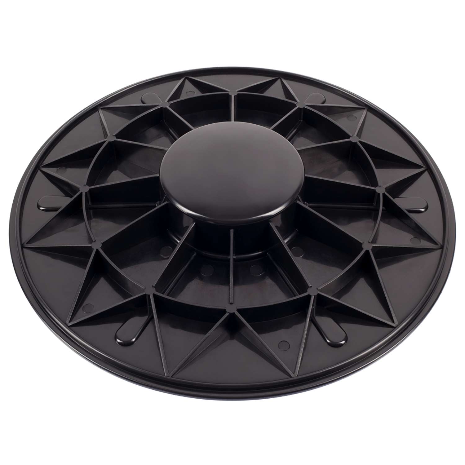 Балансировочный диск STRONG BODY платформа полусфера d 36 см черно-фиолетовый - фото 7