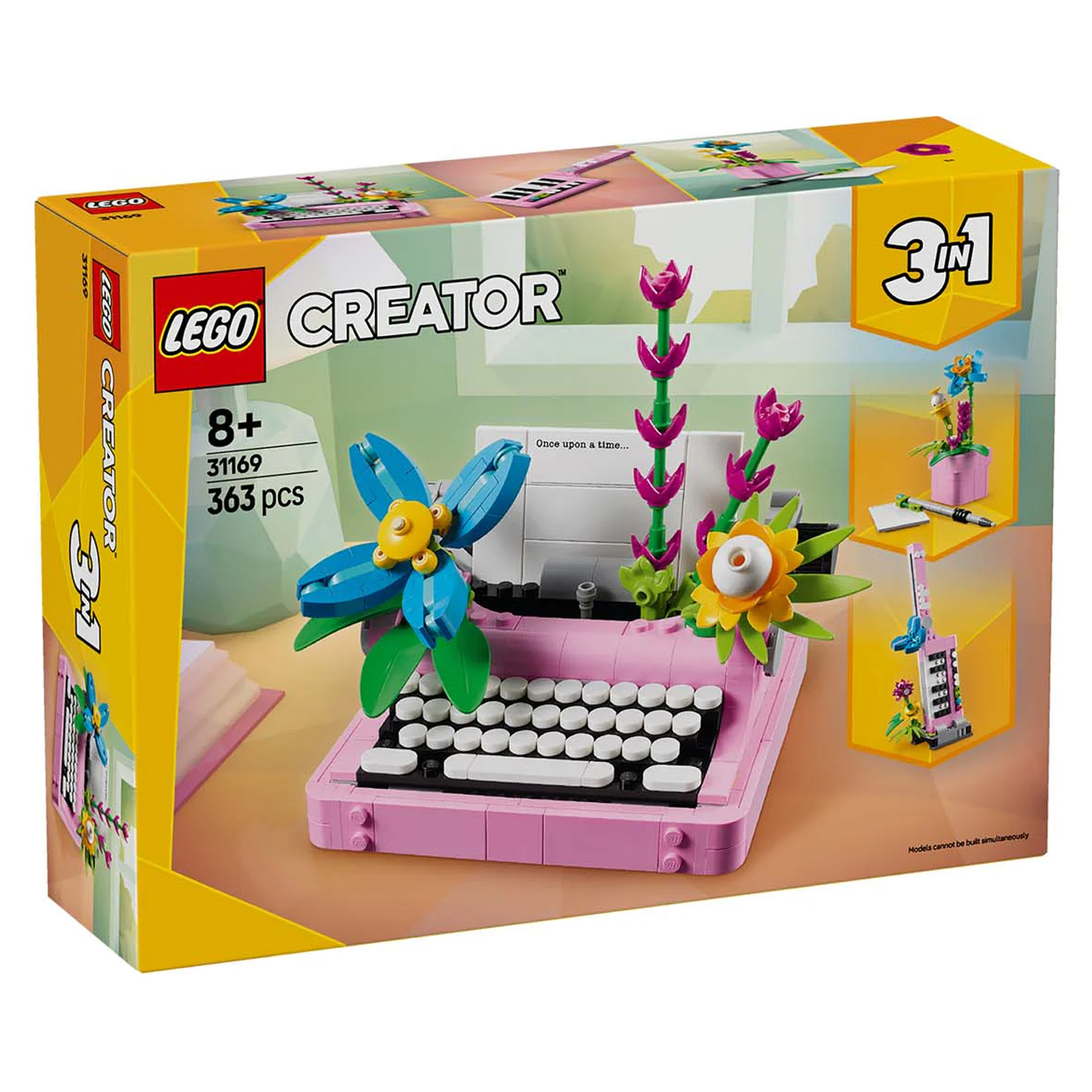 Конструктор детский LEGO Creator 3-in-1 Печатная машинка с Цветами - фото 7