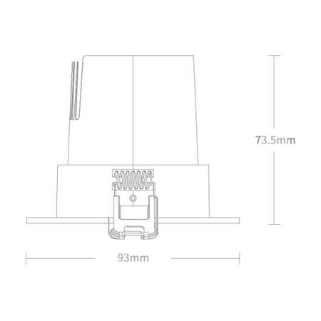 Умный светильник Yeelight Downlight M2 Pro