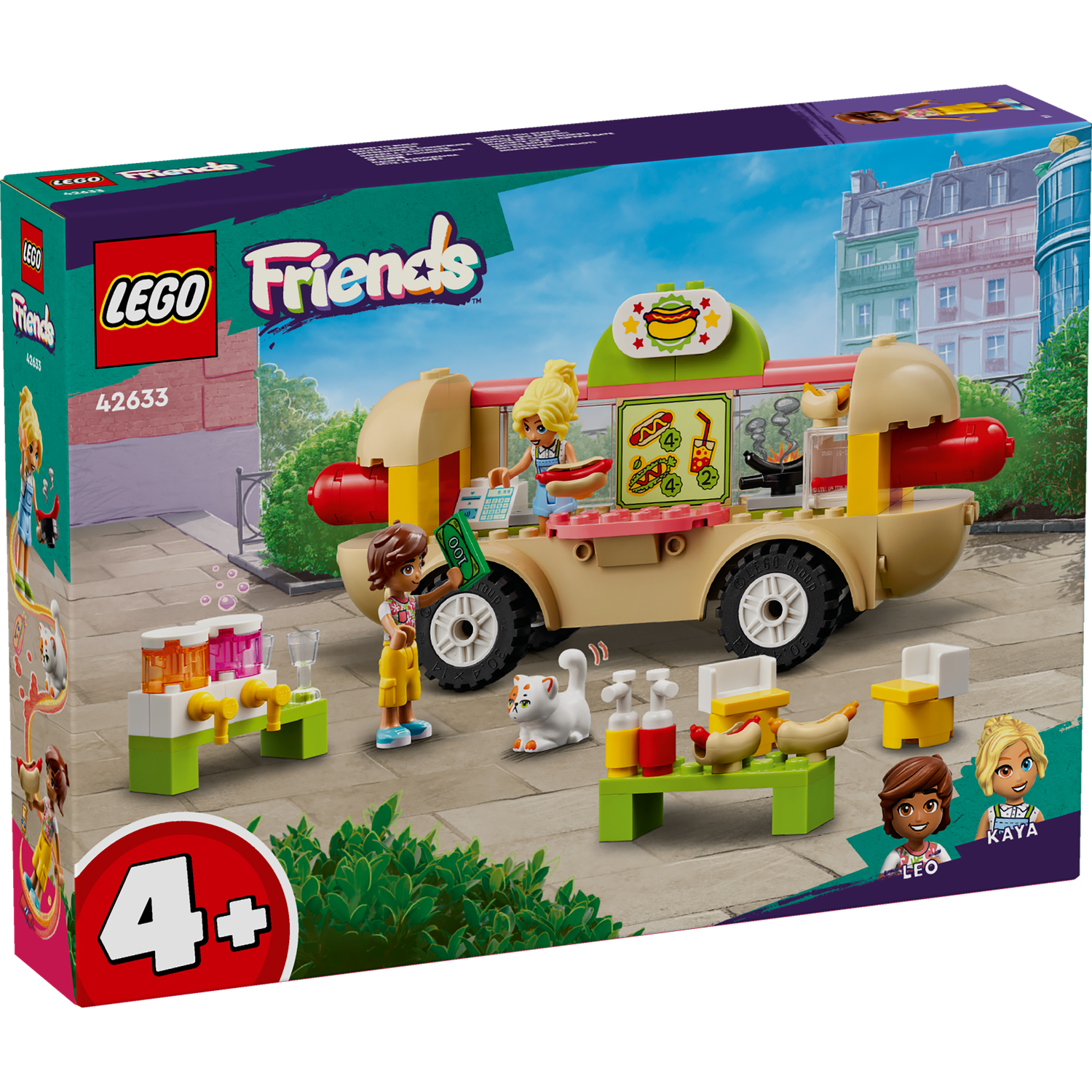 Конструктор LEGO Friends Грузовик для хот-догов 42633 - фото 3