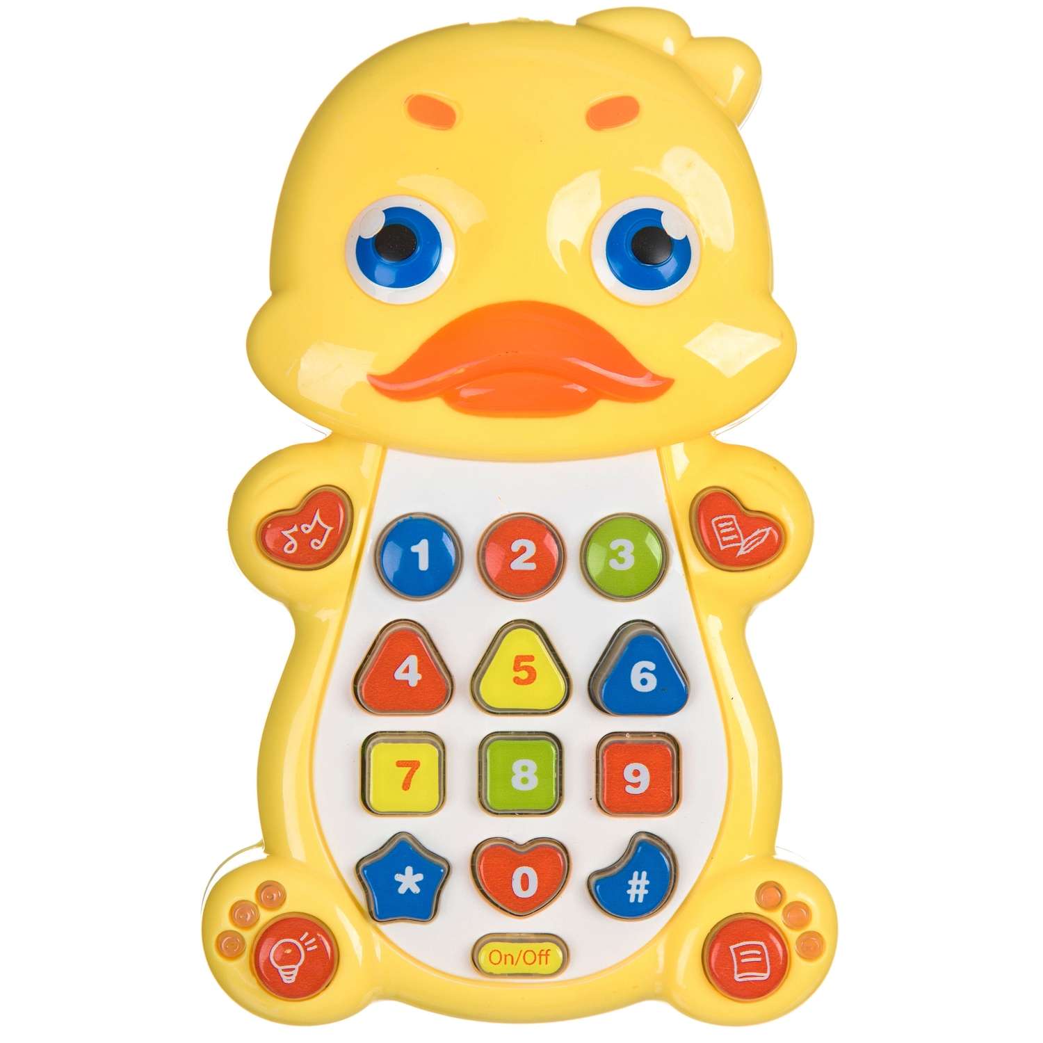 Развивающая игрушка BONDIBON Умный телефон Утенок - фото 5